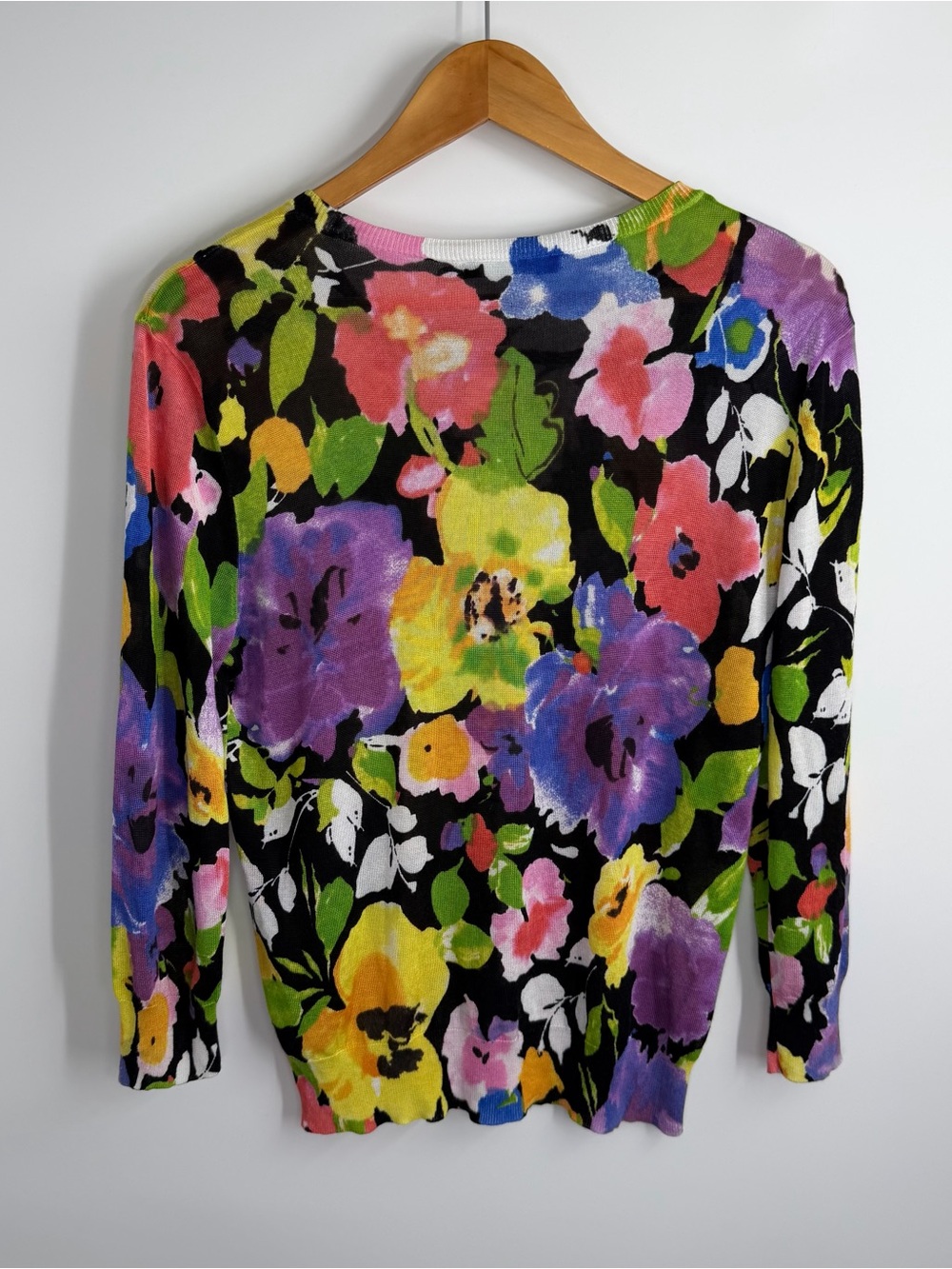 Ralph Lauren Floral Colorful Top Sweater - Picture 12 of 13